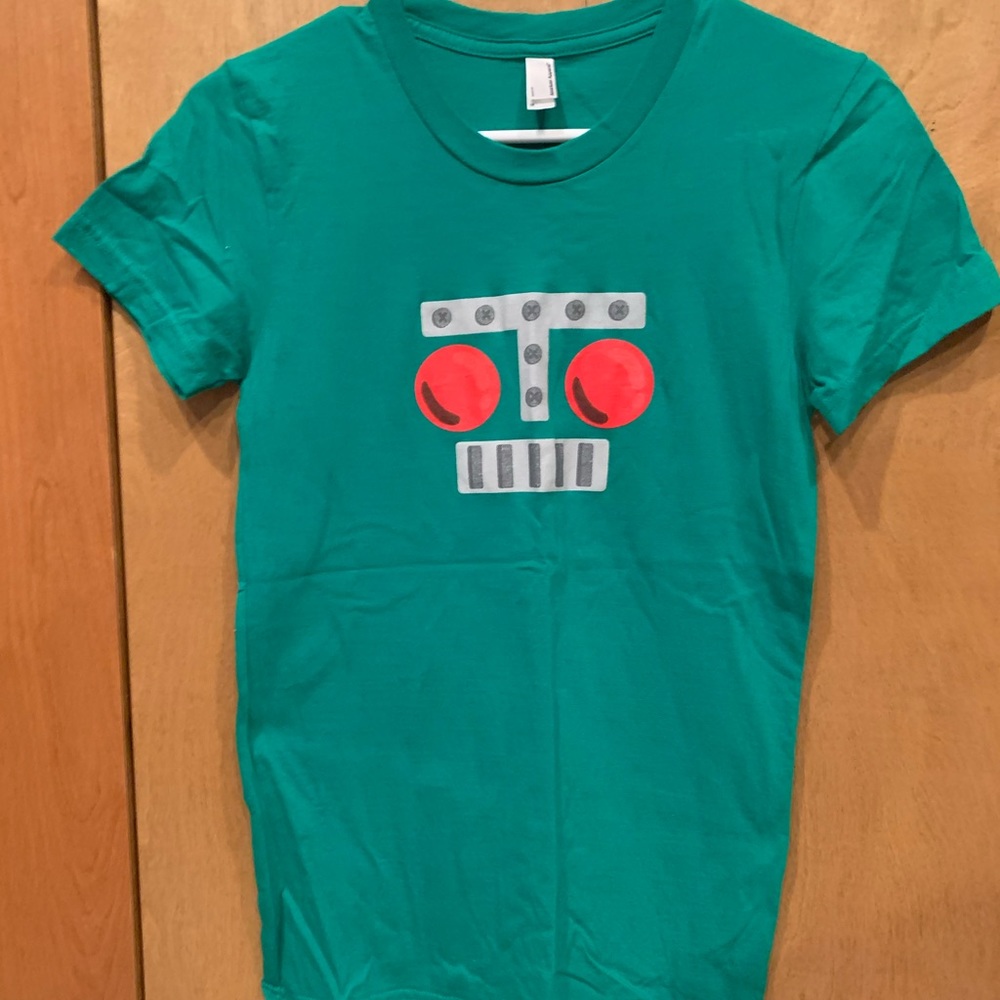 Destructoid Robot Face Shirt - NWOT- M